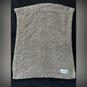 Saranoni, mini baby blanket, taupe brown color